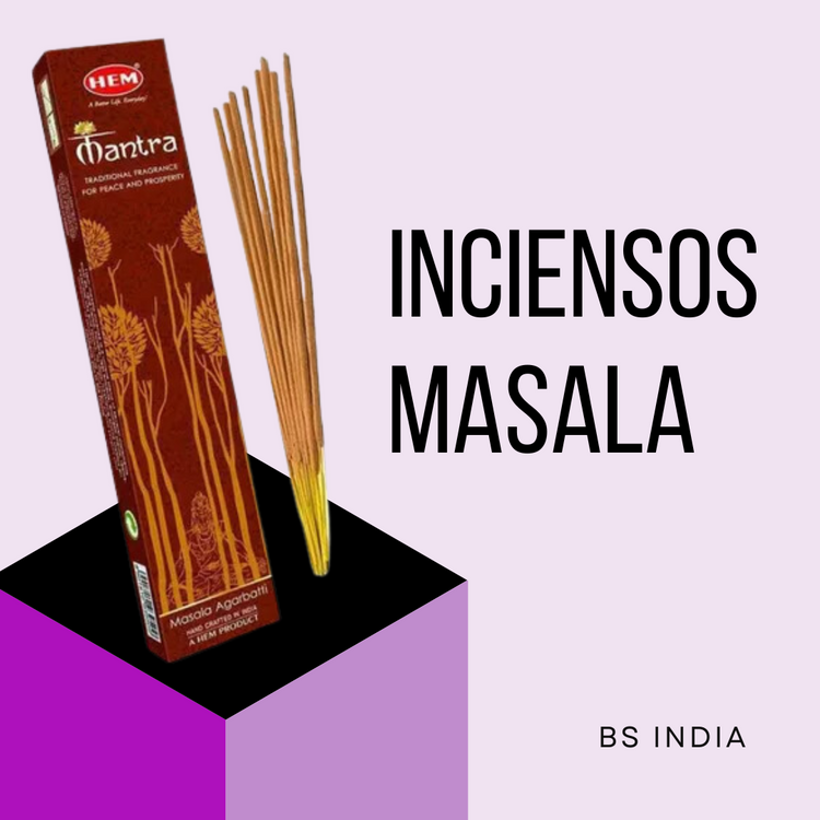 Varillas de incienso Goloka Lavender masala Incense lavanda 180 g aroma  fragancia ambientador