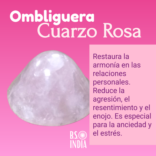 Ombliguera de Cuarzo Rosa